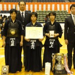 中学生女子の部 準優勝 東松舘道場