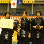 中学生女子の部 第三位 京都太秦少年剣道部