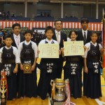 平成26年度愛知県剣道道場連盟「近藤杯」争奪少年剣道錬成大会　小学生の部　優勝　福岡如水館