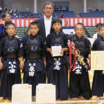 平成26年度愛知県剣道道場連盟「近藤杯」争奪少年剣道錬成大会　低学年の部　第三位　和光剣心塾