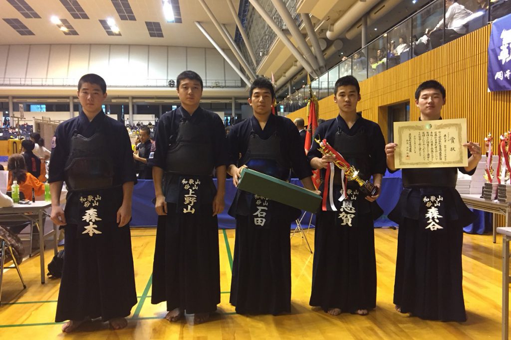 平成29年度愛知県剣道道場連盟「近藤杯」争奪少年剣道錬成大会　中学生の部　優良賞　和歌山砂山少年剣友会