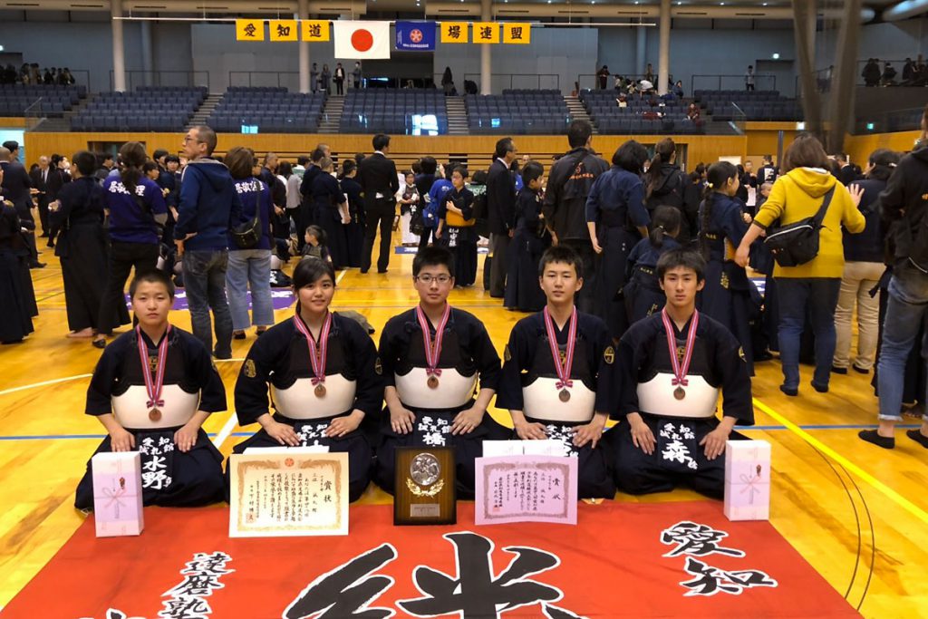 第48回愛知県道場少年剣道大会　中学生の部　第三位　誠礼館