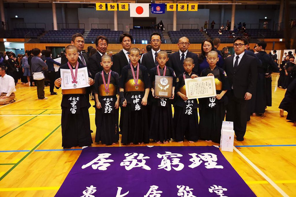 第48回愛知県道場少年剣道大会　小学生の部　準優勝　東レ居敬堂