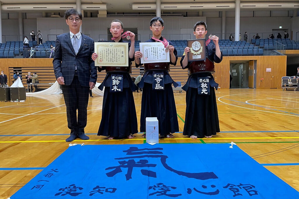 第51回愛知県道場少年剣道大会・中学生の部　第三位　愛心館A