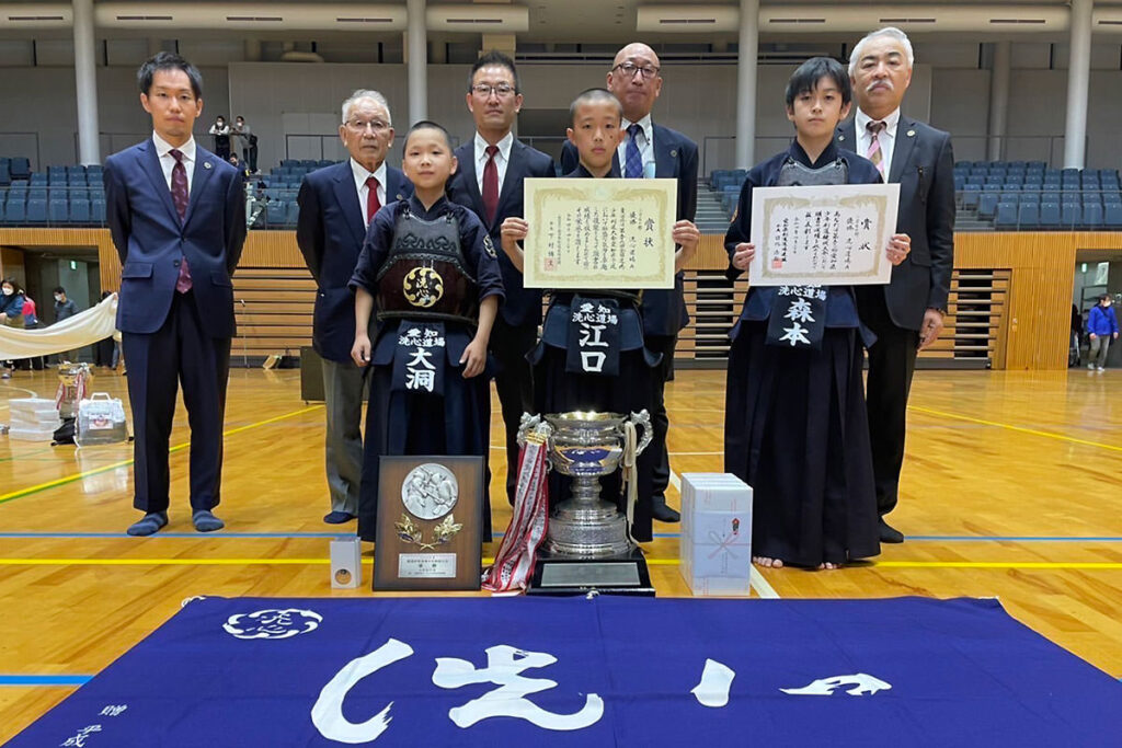 第51回愛知県道場少年剣道大会。小学生の部　優勝　洗心道場A