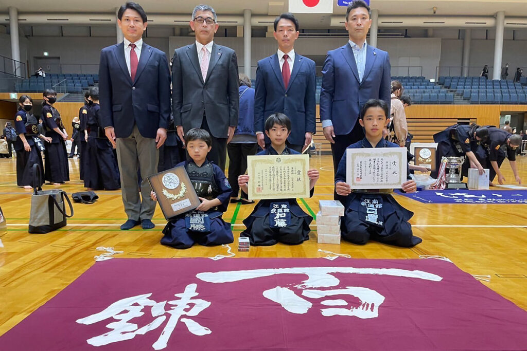 第51回愛知県道場少年剣道大会。小学生の部　準優勝　江南武道館A