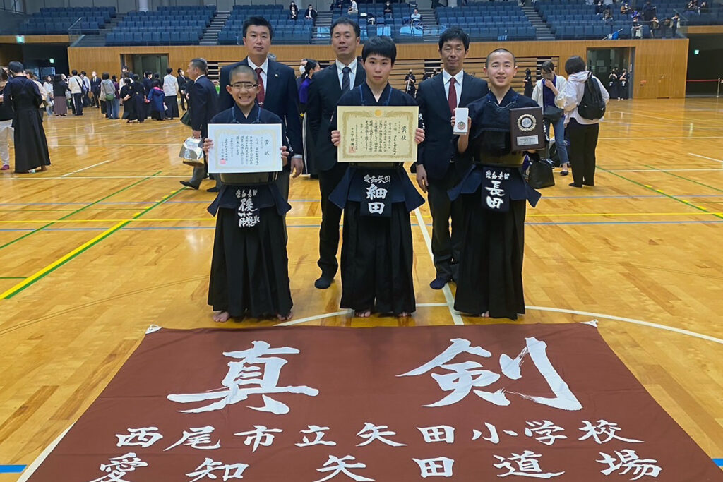 第52回愛知県道場少年剣道大会・中学生の部　第三位：愛知矢田道場A