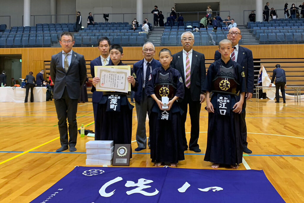 第52回愛知県道場少年剣道大会　小学生の部　準優勝：洗心道場A